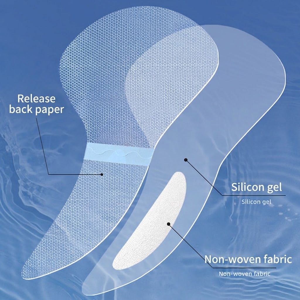 Silicone Gel Waterproof Swimming Period Patch ( 3 PCS SET ) for Women | Hot Spring & Water Park | Secure & Worry-Free Wear | ISMT260824A331