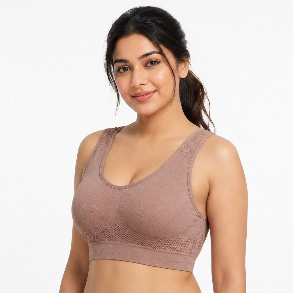 RUVA Air Bra China Imported Tank TOP Half Samij NON-Padded | China Imported | CT250809782