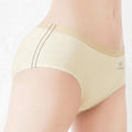 Plus Size Mid-Waist Seamless Briefs | Breathable Pure Cotton | Soft Comfort | Women's Underwear | ISCP260730A255