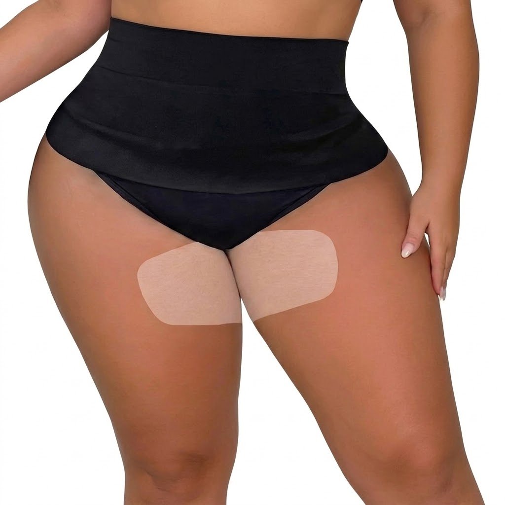 Thigh Anti-Chafing Patch | V-Shaped Friction-Resistant | Breathable Non-Woven Fabric | Elastic Comfort Patch | 5 Pair 10 pcs | ISMT260727A249