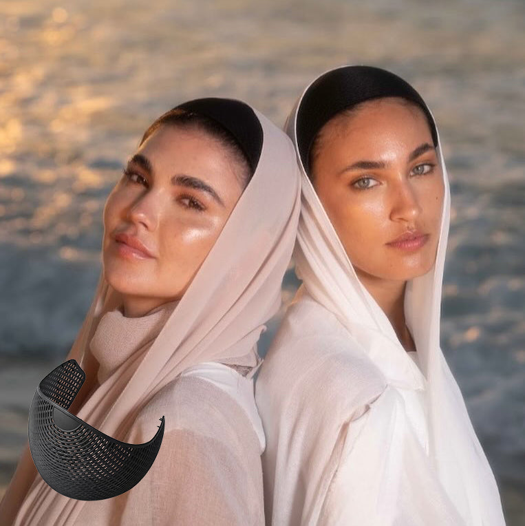 ISB Hijab Scarf Crown Base Cap Headband (Scarf Hair Fixer)Secure Hijab Fit | Comfortable Headwear | Daily Use Hairband | ISMT2610031005