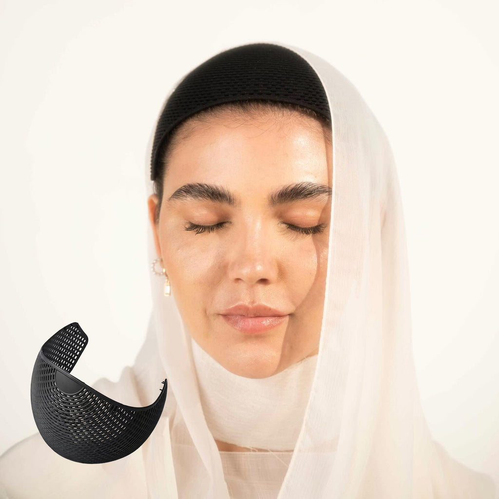 ISB Hijab Scarf Crown Base Cap Headband (Scarf Hair Fixer)Secure Hijab Fit | Comfortable Headwear | Daily Use Hairband | ISMT2610031005