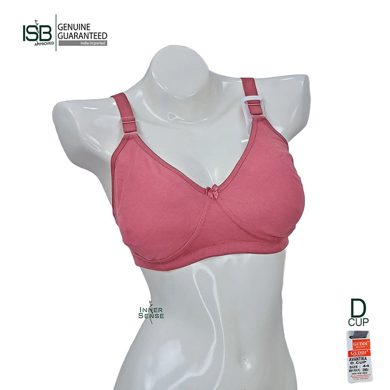 Guddi AVANTIKA BRA Daily Use | D Cup | 3 Hook | | Indian Imported | ISB Approved Genuine Guaranteed | IB251510823