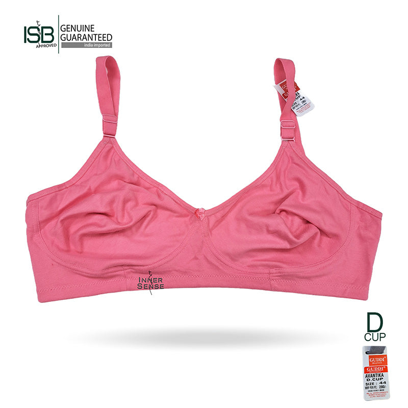 Guddi AVANTIKA BRA Daily Use | D Cup | 3 Hook | | Indian Imported | ISB Approved Genuine Guaranteed | IB251510823