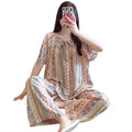 Cotton Silk Pajama (Outdoor Friendly) Short Sleeve | Home + Outside Wear | Soft Daily Comfort | CLS260522A138