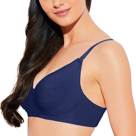 Guddi JOLLY Fabcool Encircled Side Support Shaper, Non-Wired Non Padded High Coverage Everyday Bra | 3 HOOK | Indian Imported | ISB Approved Genuine Guaranteed | IB260501A096