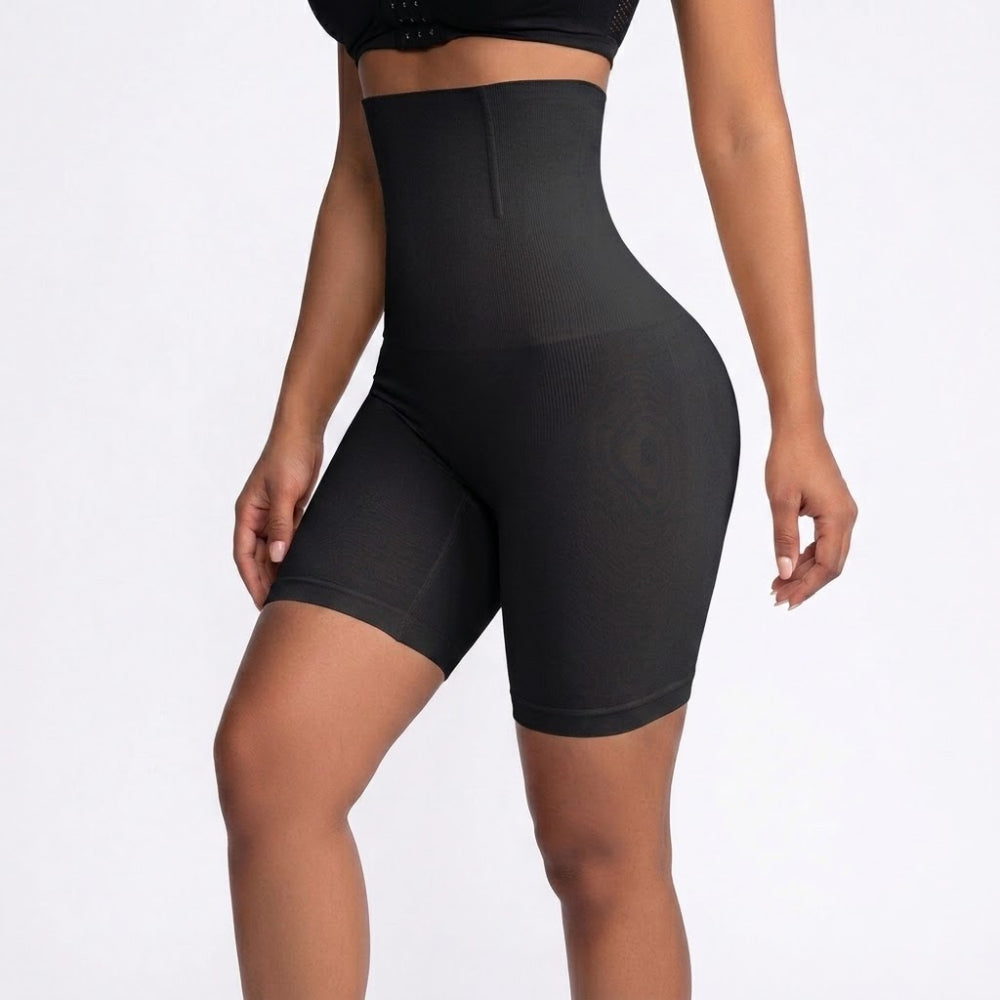 High-Waisted Tummy Control Shapewear Pant | Thigh Slimming Support | Seamless Body Shaping | Smooth Curve Fit | ISHR260619A159