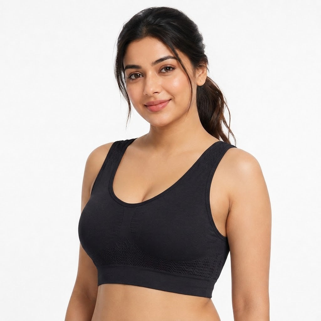 RUVA Air Bra China Imported Tank TOP Half Samij NON-Padded | China Imported | CT250809782