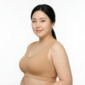 MAVI Plus Size Beautiful Back Vest Bra (Comfort Edition) | Non Paded | Wide Shoulder Straps | Lightweight Daily Comfort | CT260629A179
