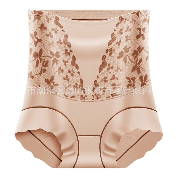 High-Waist Tummy Control &amp; Butt-Lifting Lace Seamless Sexy Fit | Breathable Thin | Large Size Friendly | Anti-Exposure Design | ISHR260204964