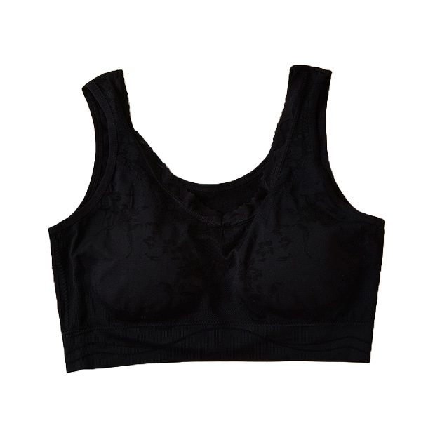 ZUPI Plus Size Lace Beautiful Back Vest Women's Fixed One-piece Cup chubby girl with Chest Pad Tube Top Underwear Without Steel Rings Tank Top | CT250813787  | Limited Stock |