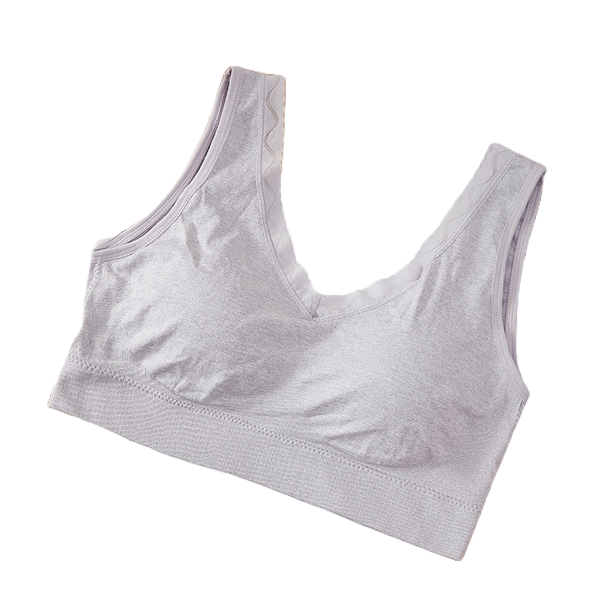 MOVA Seamless Fixed Cup Wide Shoulder Sports Underwear Women's Seamless Comfortable Gather Lace Wrap Bra Women Without Steel Rings Tank | CT250813788  | Limited Stock |