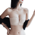 SQUA Front-Button Strapless Push-Up Bra (Invisible &amp; Traceless) Non-Slip | Thickened Push-Up | Beautiful Back | Padding Thickness 4 cm । Party &amp; Daily Wear Ready | CB260201963