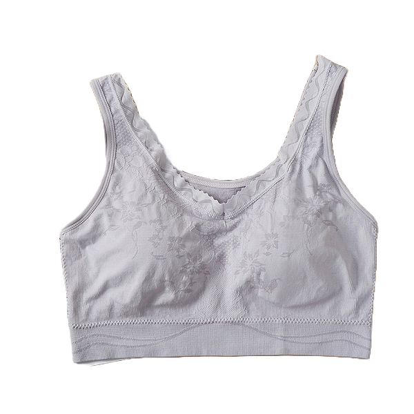 ZUPI Plus Size Lace Beautiful Back Vest Women's Fixed One-piece Cup chubby girl with Chest Pad Tube Top Underwear Without Steel Rings Tank Top | CT250813787  | Limited Stock |