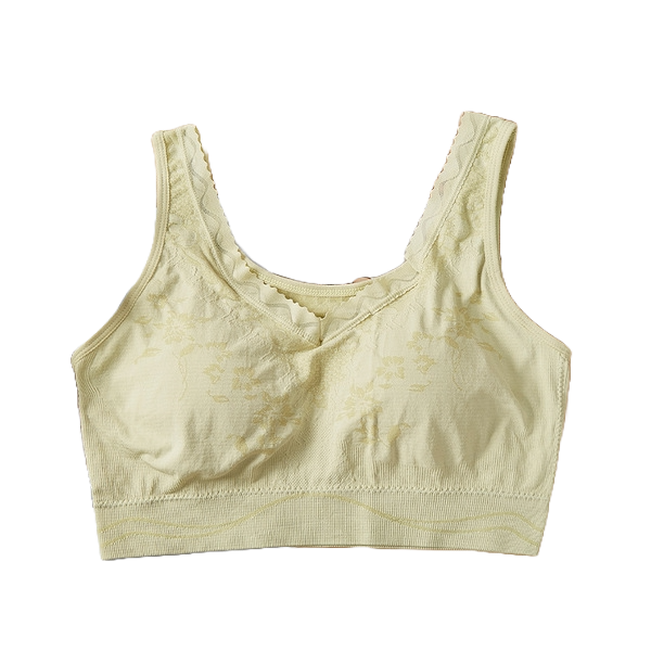 ZUPI Plus Size Lace Beautiful Back Vest Women's Fixed One-piece Cup chubby girl with Chest Pad Tube Top Underwear Without Steel Rings Tank Top | CT250813787  | Limited Stock |