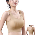 VYRA Beauty Strapless Push-Up Sports Bra (Fixed Cup)Chest Pad | One-Piece Fixed Cup | Anti-Running | Thick Cup | Wire-Free Comfort | CT260126947