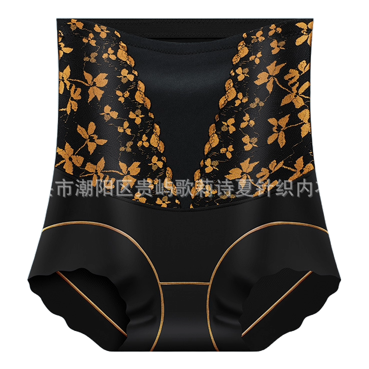 High-Waist Tummy Control &amp; Butt-Lifting Lace Seamless Sexy Fit | Breathable Thin | Large Size Friendly | Anti-Exposure Design | ISHR260204964