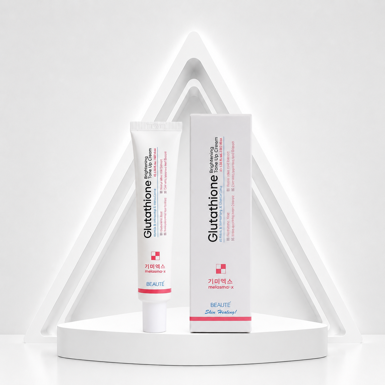 ✨ **Beaute Glutathione Brightening Tone Up Cream – 45ml** 🇰🇷 **Brightening • Tone-Up • Hydration • Smooth Skin Look** ISBK260803A230