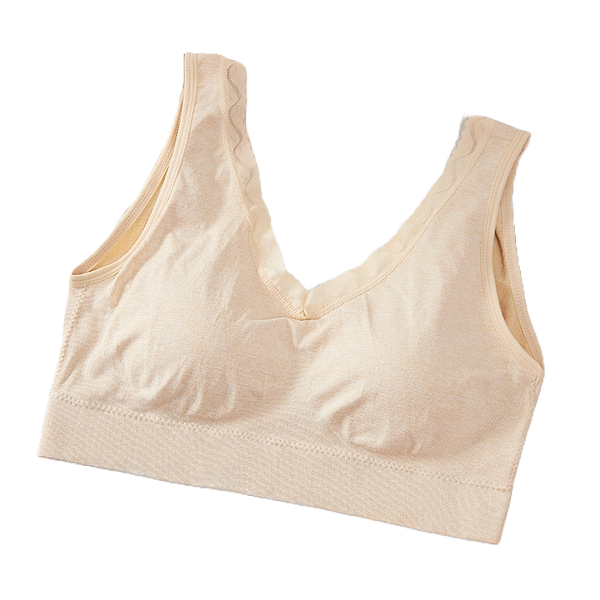 MOVA Seamless Fixed Cup Wide Shoulder Sports Underwear Women's Seamless Comfortable Gather Lace Wrap Bra Women Without Steel Rings Tank | CT250813788  | Limited Stock |