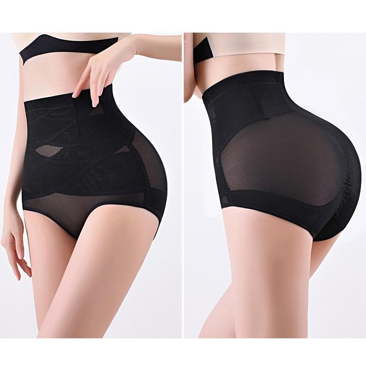 Mid-Waist Abdominal Mees Shaping Pants (Slim Fit Edition) | Tummy Control | Hip Lift Support | Thin Seamless Comfort | Plus Size Friendly | ISHR260619A156