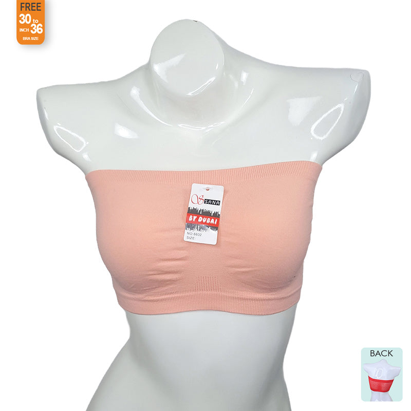 Strapless Seamless Tube Cotton Bra | CB21100301