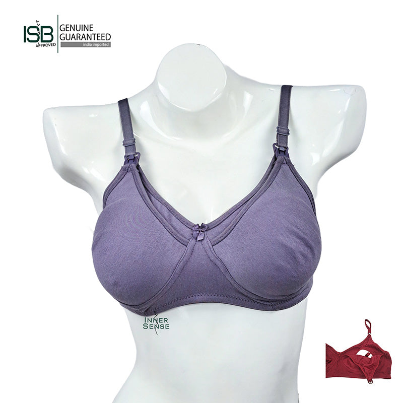 Guddi Mother BRA Premium Knit Cotton Maternity Nursing Bra Feeding Bra | Indian Imported | ISB Approved Genuine Guaranteed | IB250822439