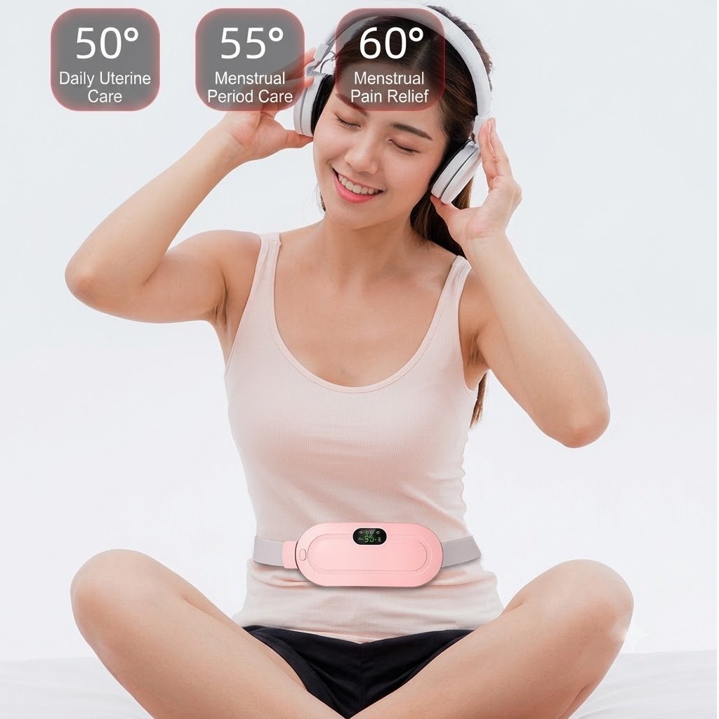 Warm Palace Belt | Menstrual Relief Heating Belt | Period Solution | Portable Heat Therapy Device | Women's Period Comfort Belt | ISMT260804A264