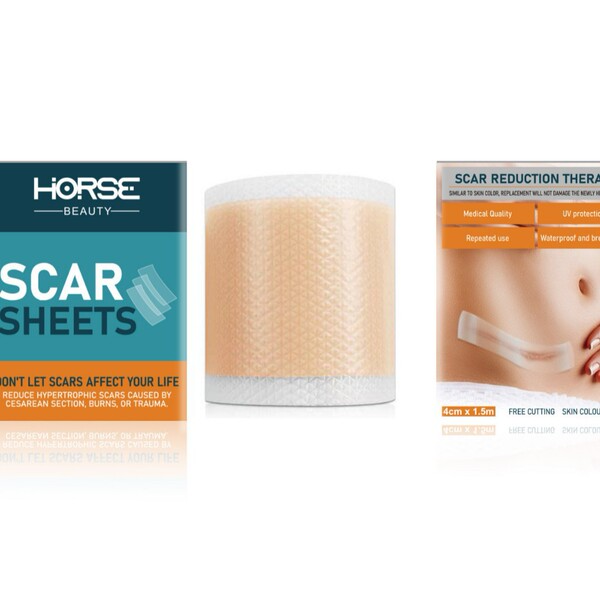 Silicone Scar Care Patch (Advanced Repair Edition) | Self-Adhesive | Reducing Pregnancy and Surgery Scars | Soft Silicone | Scar Care Support | ISMT260715A206