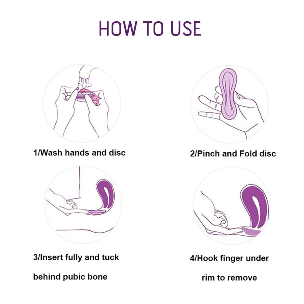 Disposable Menstrual Disc 3 PCS Set (Comfort  Period Protection Edition) | Soft Flexible Fit | Leak Protection | Single Use | ISMT260716A207