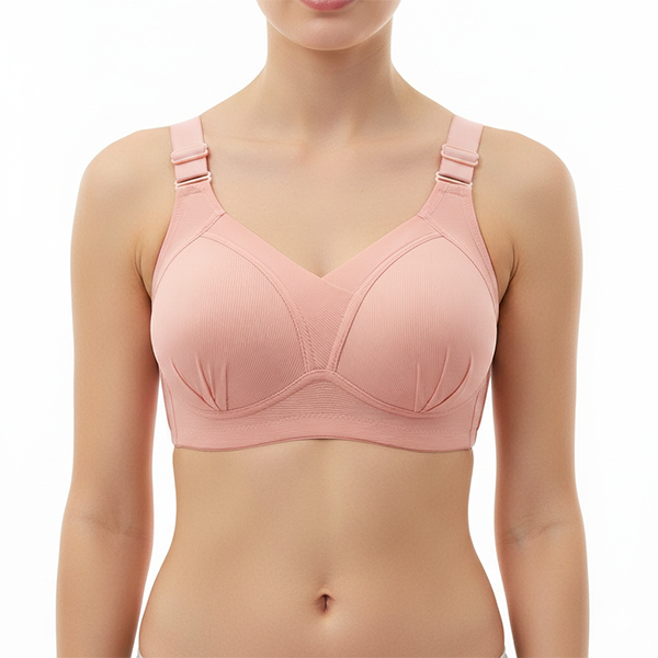 MILO American Back-side Paramelia Plus Size Women's Non-Steel Ring Anti-running Light Anti-Sagging Underwear Bra | CB250731776