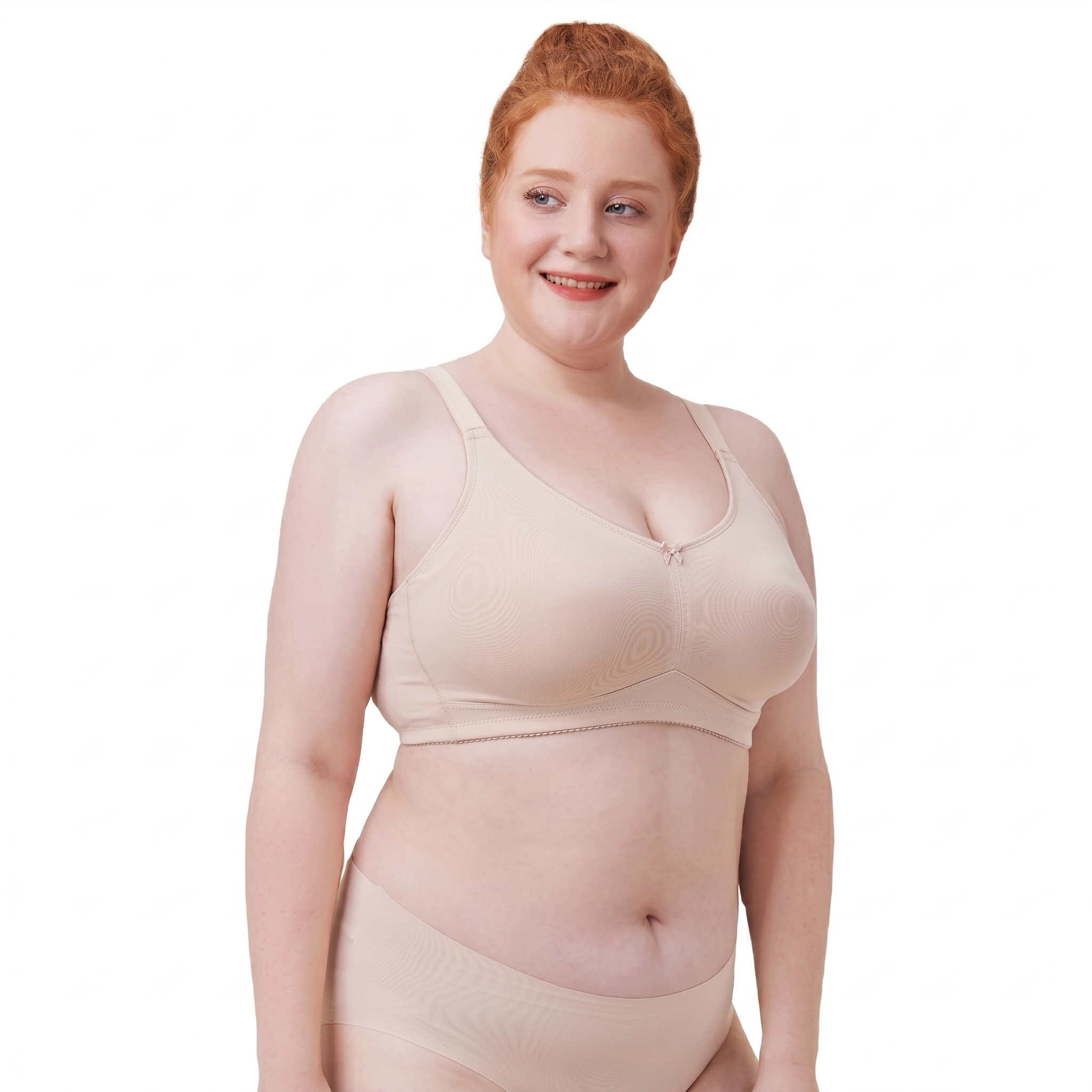 ROSA Plus-Size Minimizer Bra (Large Bust Edition) | D Cup | 3 Hook | Side Breast Control | Adjustable Support | Comfortable Daily Fit | CB260516A123