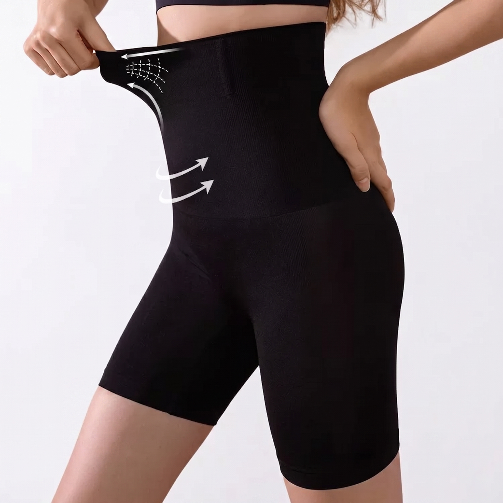 High Waist Traceless Shaping Hip Pants (Plus Size Edition) Waist Shaping | Body Smoothing | Comfortable Daily Wear | ISHR260430A093