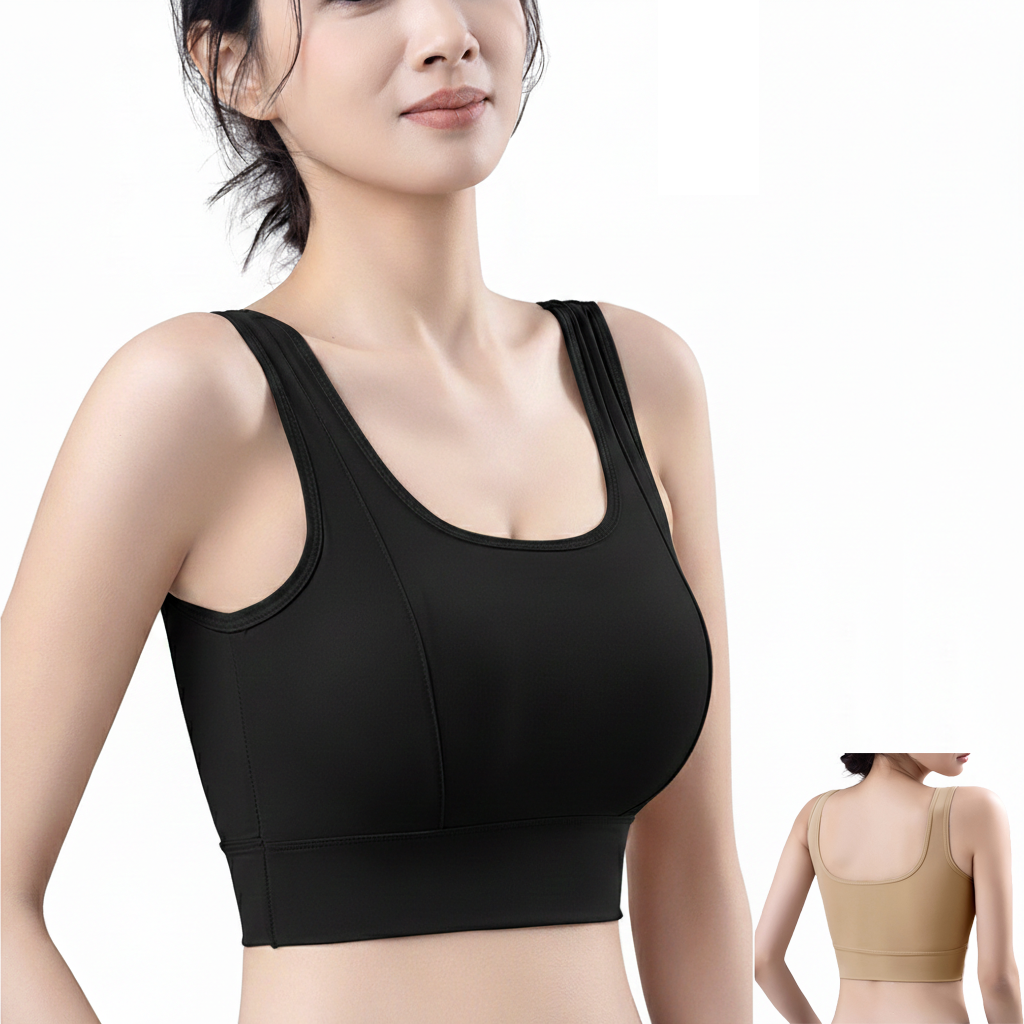 VYRA Beauty Strapless Push-Up Sports Bra (Fixed Cup)Chest Pad | One-Piece Fixed Cup | Anti-Running | Thick Cup | Wire-Free Comfort | CT260126947