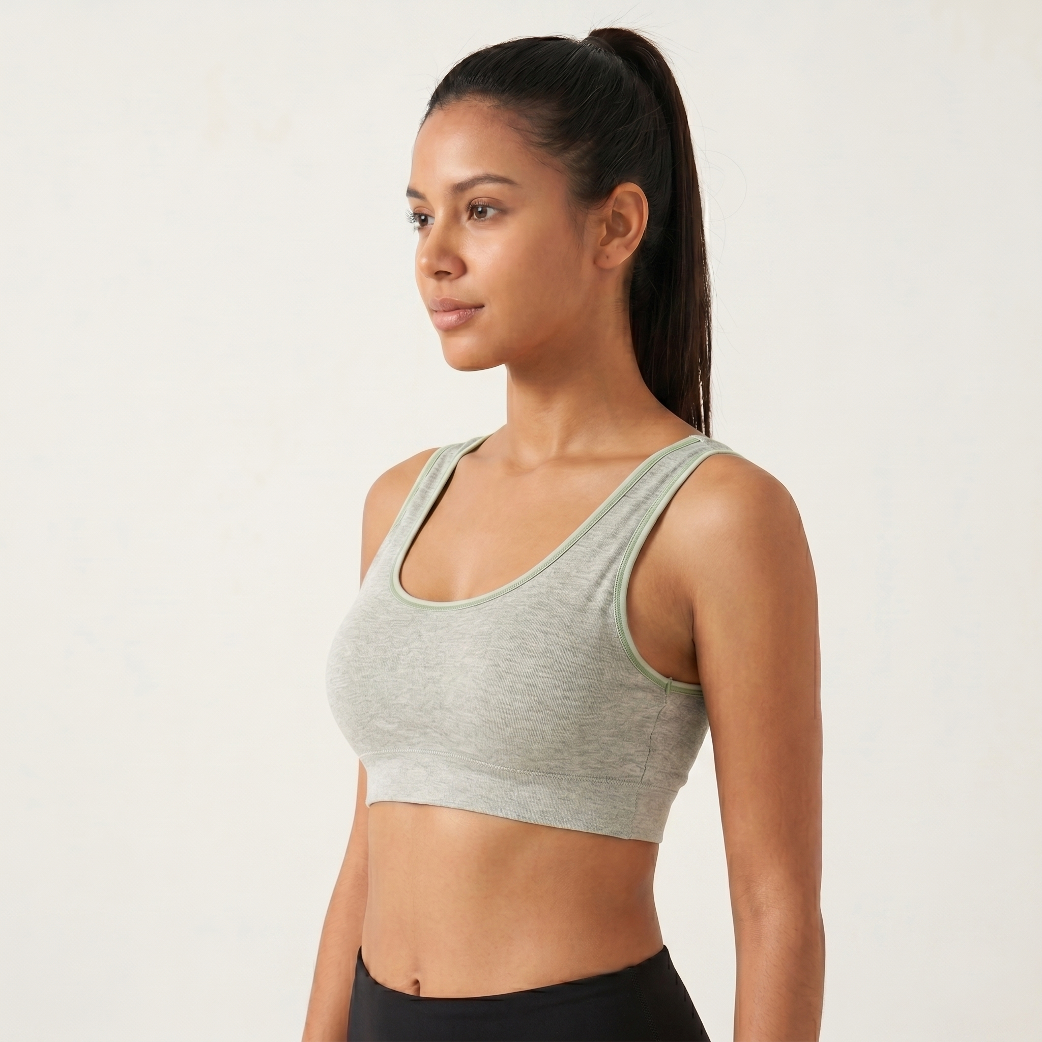 DYLA Oxygen Beauty Wireless Bra (Plus Size) Fixed Cup | Beautiful Back | Wide Shoulder Strap | Anti-Slip | All-Day Comfort | CT260120935