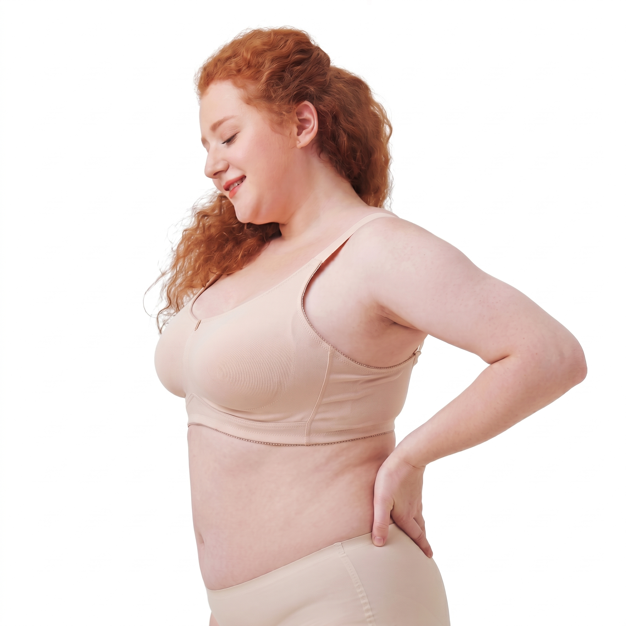 ROSA Plus-Size Minimizer Bra (Large Bust Edition) | D Cup | 3 Hook | Side Breast Control | Adjustable Support | Comfortable Daily Fit | CB260516A123