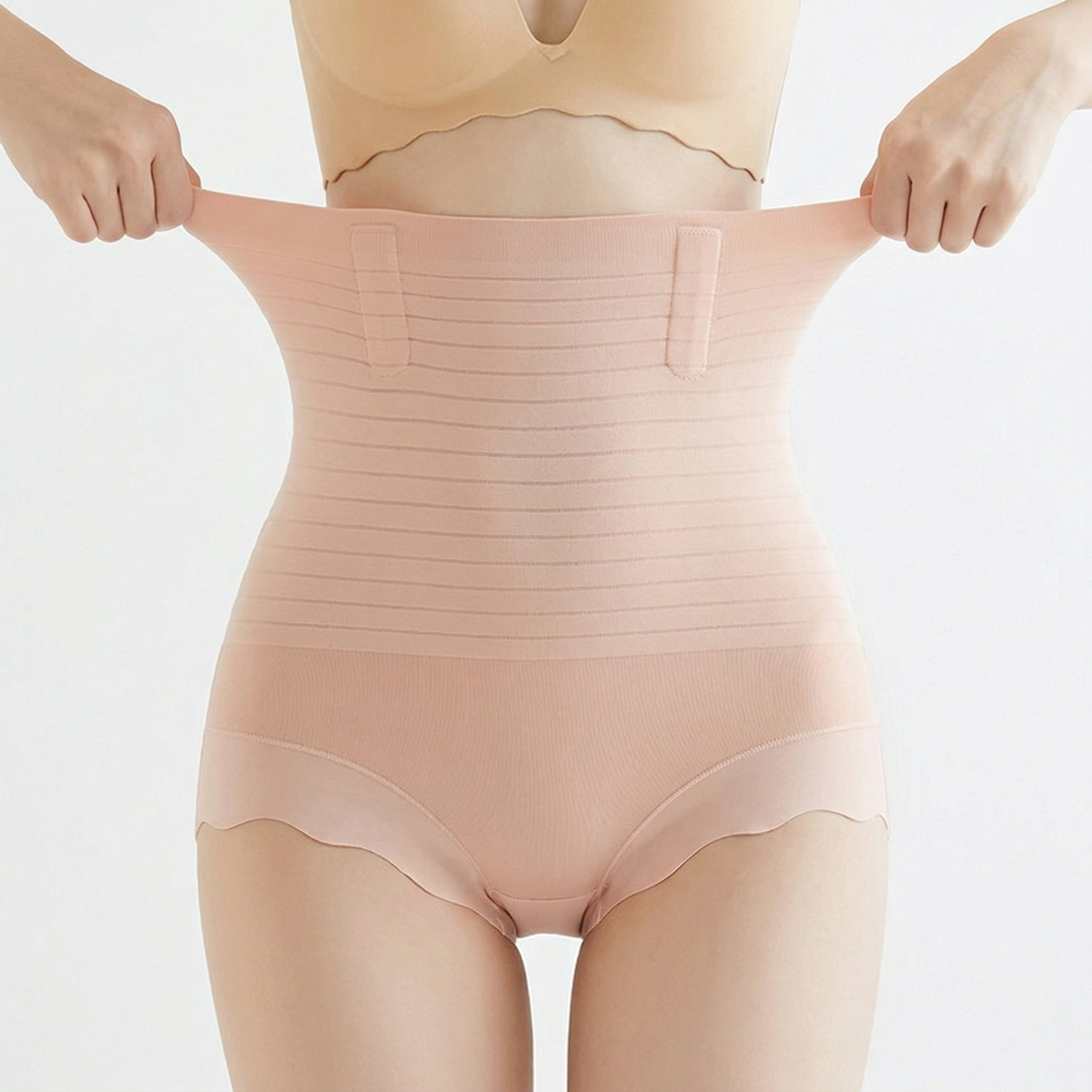 High Waist Ice Silk Strong Shaping Pants (Traceless Edition) Belly Tightening | Waist Control | Hip-Lifting Thin Comfort | ISHR260412A057