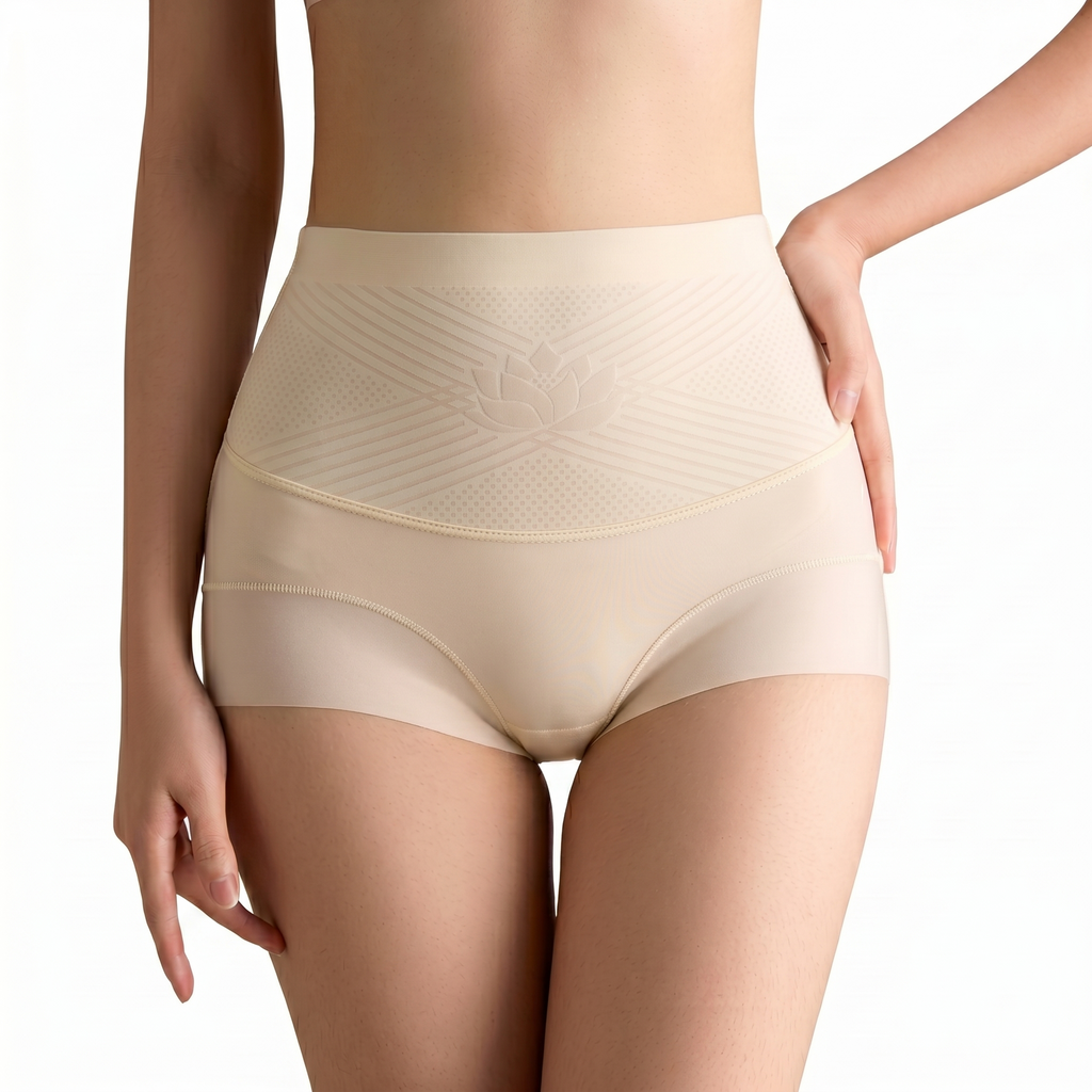 High Waist Ice Silk Compression Shaping Pants (Partition Support Edition) Belly Control | Pressurized Support | Smooth Cooling Comfort | ISHR260519A130