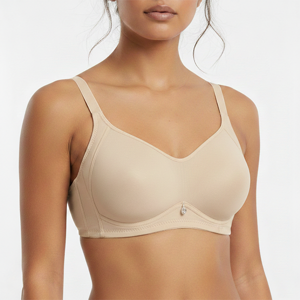 VIKA Ultra-Thin Non-Rimmed Breathable Bra Large Chest Small Look | Anti-Running | Light Wrapping | Soft & Comfortable | China Imported | CB251231902
