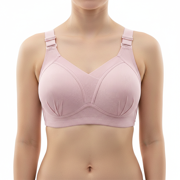 MILO American Back-side Paramelia Plus Size Women's Non-Steel Ring Anti-running Light Anti-Sagging Underwear Bra | CB250731776