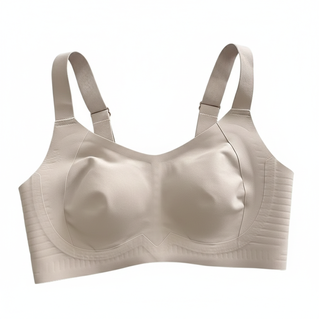 DXIA Traceless Adjustable Ultra-Thin Full-Cup Bra Large Chest Support | Anti-Sagging | C/D Cup | Breathable Daily Comfort | CB260131960