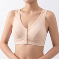 LYRA Front-Buckle Seamless Bra (Light & Thin Edition) Wire-Free Comfort | Gathered Lift | Cup C | Button 4 | Easy On/Off Daily Wear | CB260424A082