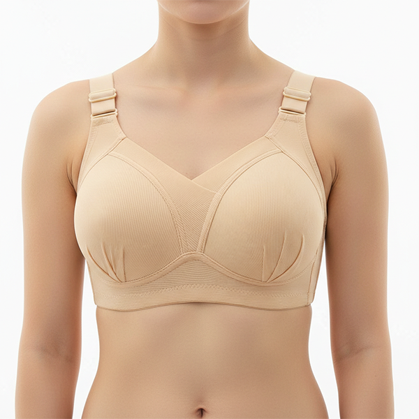 MILO American Back-side Paramelia Plus Size Women's Non-Steel Ring Anti-running Light Anti-Sagging Underwear Bra | CB250731776