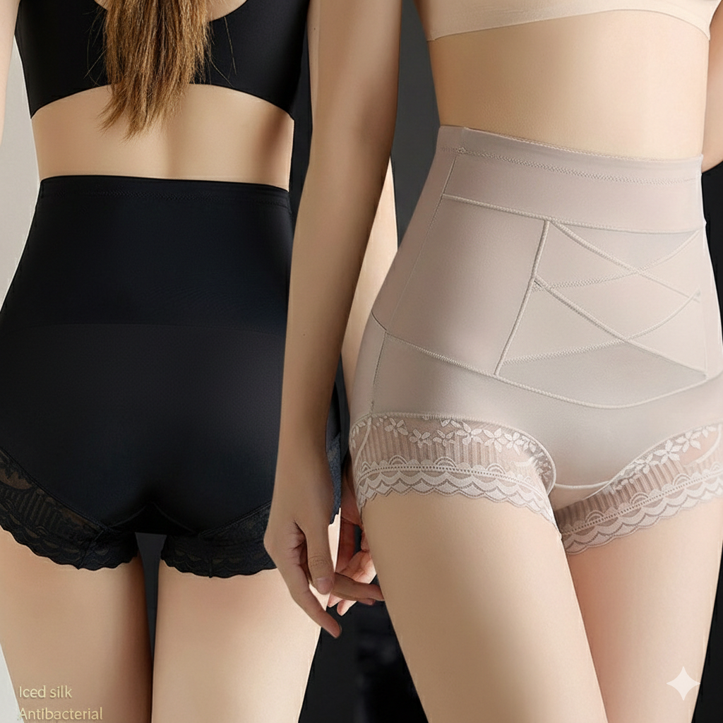 Light Luxury High-Waist Tummy Control Shapewear Pant Cross-Pressurized Support | Butt-Lifting | Postpartum Recovery | Smooth Body Shape | ISHR260130955