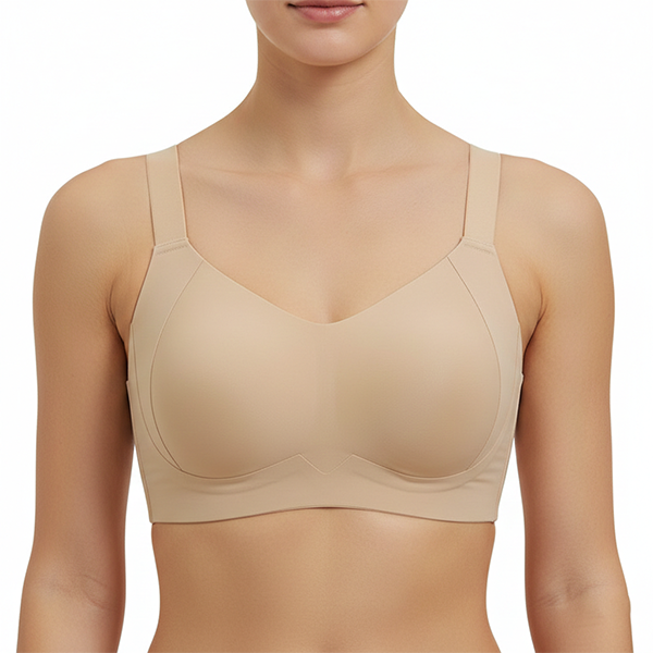 DXIA Traceless Adjustable Ultra-Thin Full-Cup Bra Large Chest Support | Anti-Sagging | C/D Cup | Breathable Daily Comfort | CB260131960