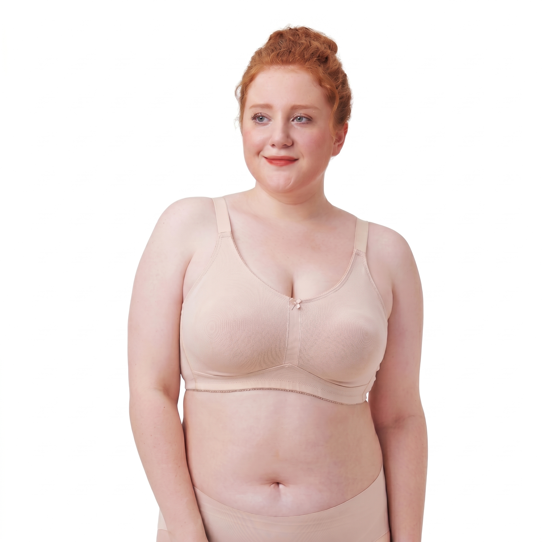 ROSA Plus-Size Minimizer Bra (Large Bust Edition) | D Cup | 3 Hook | Side Breast Control | Adjustable Support | Comfortable Daily Fit | CB260516A123