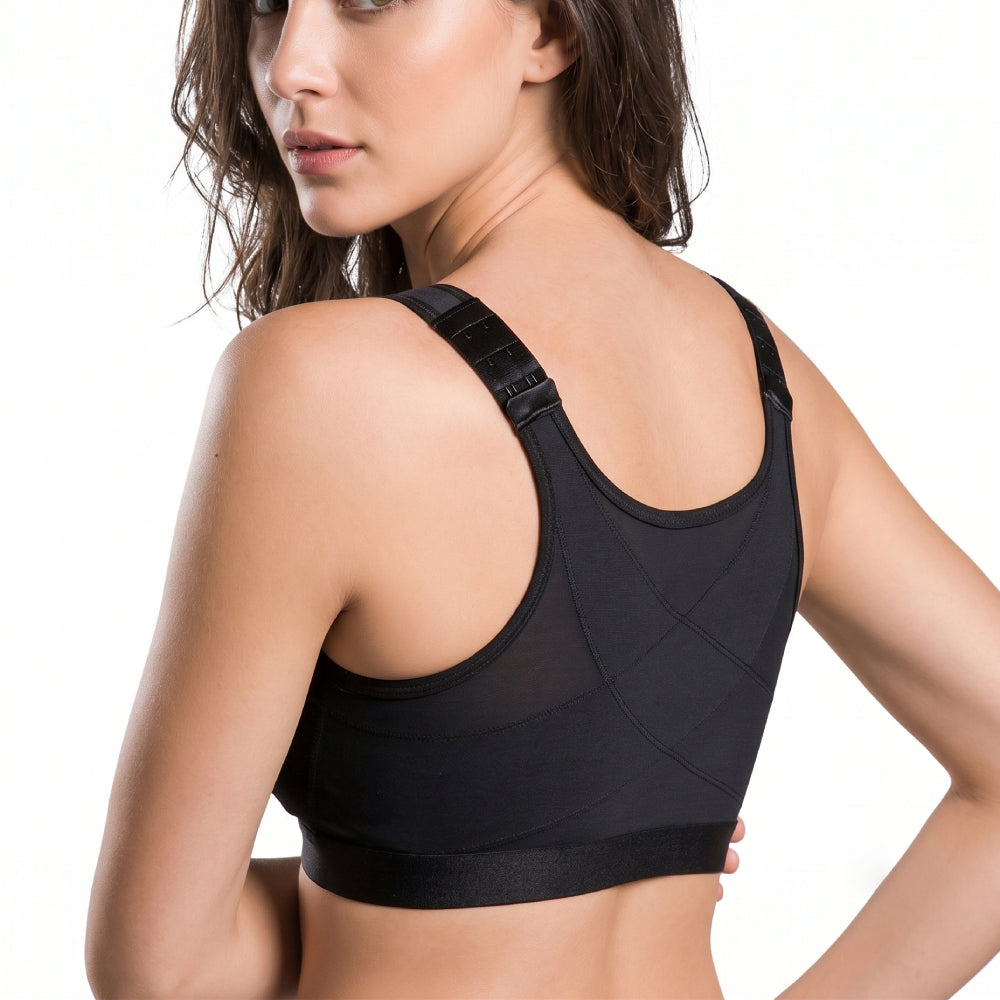 JIKA Large Size Full Support Bra (Push-Up Edition) | No Steel Ring | No Pad | Full Support Sports Vest Bra | Comfortable Body Shaping | CB260617A150