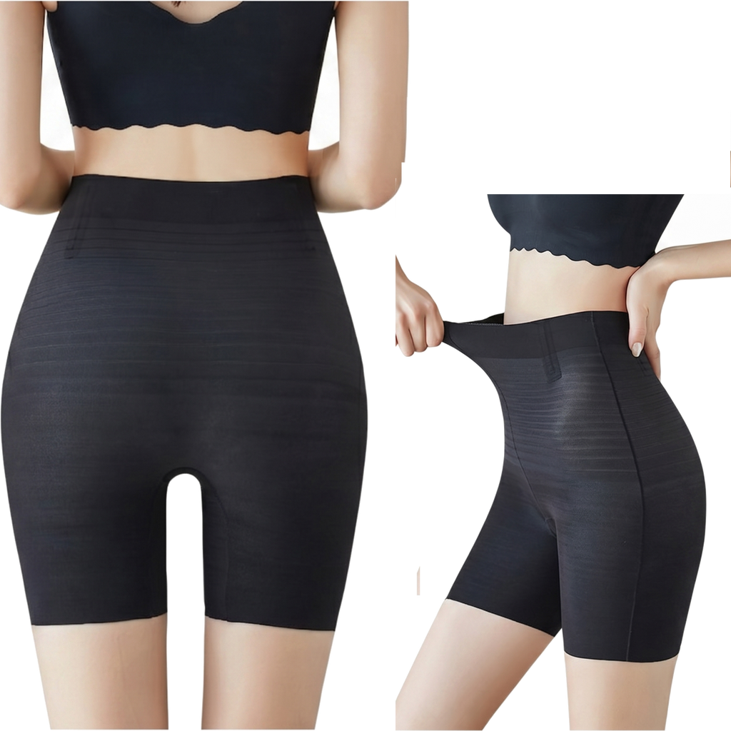 High Waist Shaping Shorts (Anti-Curling Edition) Lightweight Seamless Hip Lift | Belly Control | Bottoming Safety Pants | ISHR260519A129