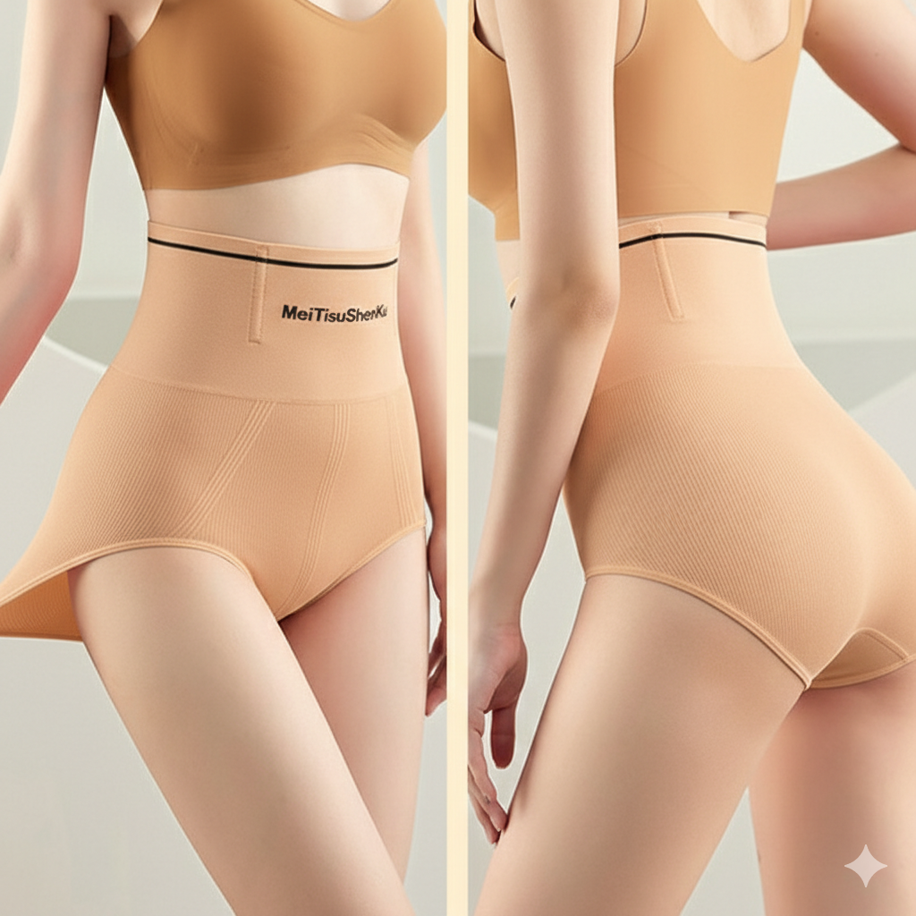 Postpartum High-Waist Abdominal Hip-Lifting Shapewear PantyBody Shaping | Waist Slimming | Summer Thin | Gastric Bound Support | ISHR260130954