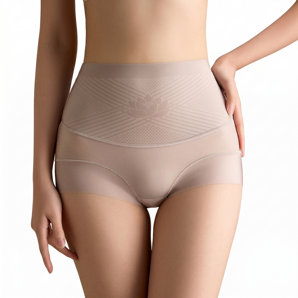 High Waist Ice Silk Compression Shaping Pants (Partition Support Edition) Belly Control | Pressurized Support | Smooth Cooling Comfort | ISHR260519A130