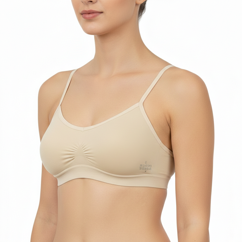 LIERMEI Seamless Tank Top Bra Comfort Fit | Recommended Bra Size 30–34 | Lightweight | Wireless Daily Innerwear | CT260223996
